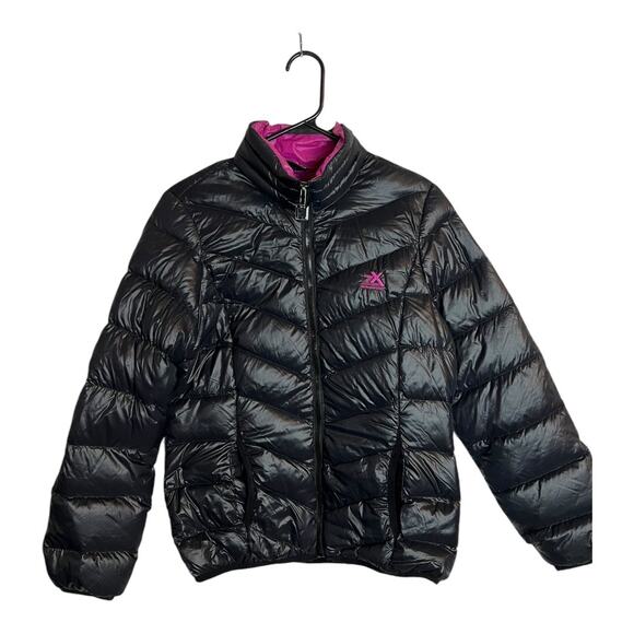 ZeroXposur Black Down Quilted Puffer Jacket Coat Winter Cozy Comfy Packable S - Picture 1 of 6